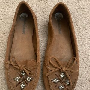 Beaded leather Minnetonka Moccasins